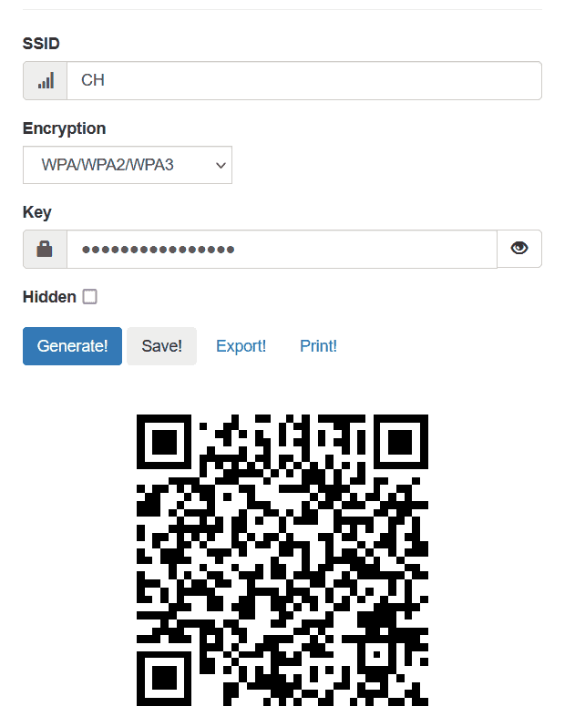 產生QR Code