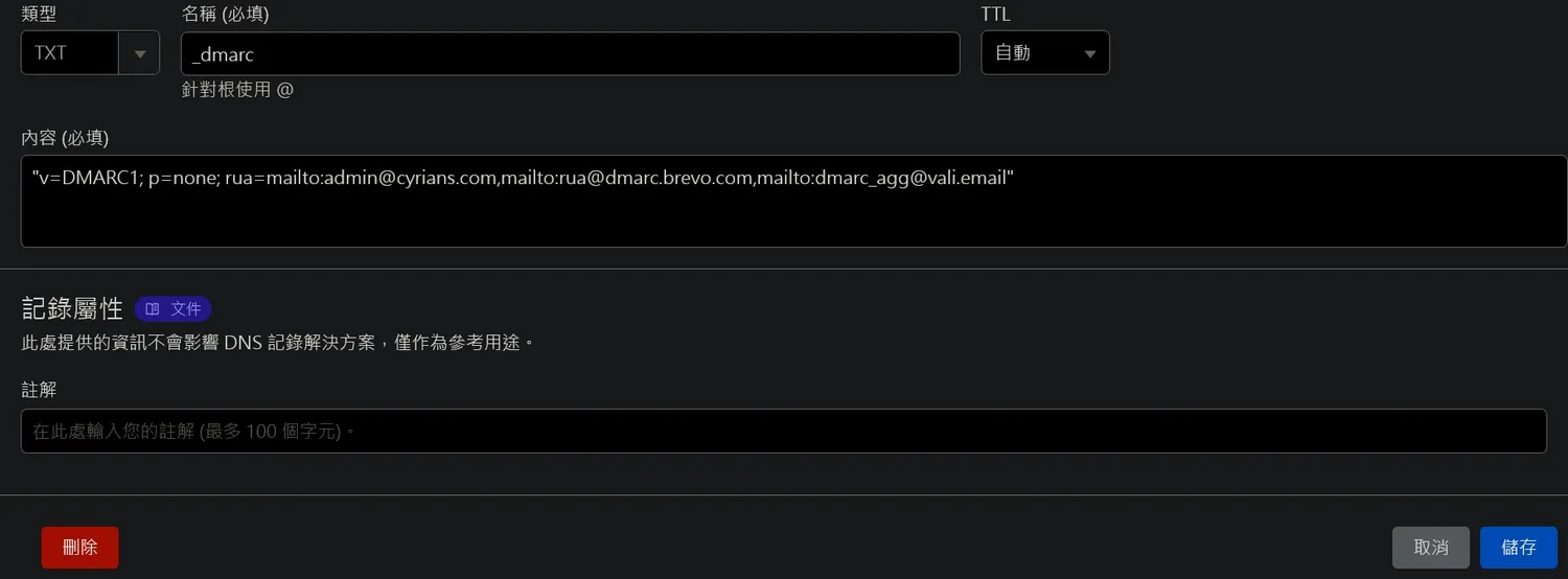 DMARC的寫法