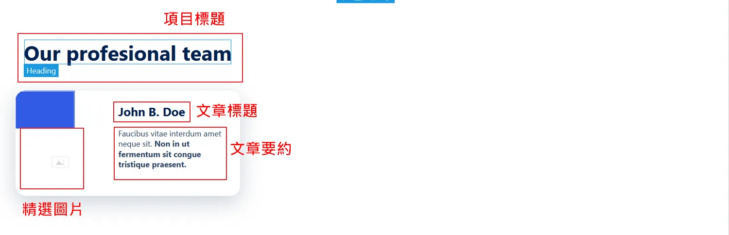 我們會需要輸入動態資料的項目